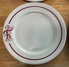 4 X Reddy Kilowatt    9  Dinner Plates   Vintage Originals Excellent Condition