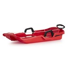 Slippery Racer Downhill Thunder Kids Toddler Plastic Toboggan Snow Sled  Red