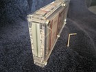 New Case   Beveled Edges Acrylic Currency Case  100 Bills Bep Same Day Shipping