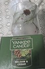 Yankee Candle Box  Of 12 Tea Lights And Candle Holder Gift Set Balsam   Cedar