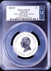 2025-p Australia Year Of The Snake 2oz Pcgs Ms70 First Strike Lunar Iii        
