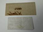 Civil War Confederate Bond Coupons Lot Of 2 - 1861   1863 Csa Interest Scrip