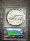 2021 Daniel Carr Overstruck Silver Eagle Oregon Trail Token Anacs Ms70