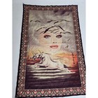 Vintage 90s Unicorn Fantasy Tapestry Surreal Mystic Wall Hanging Art