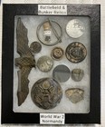 Ww2 Relics transport Badge lapel Pin Cross eagle Cap Badge spitfire Frag  bonus 