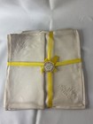 Vintage Pure Irish Linen Handkerchief Set White Floral Embroidered Ireland