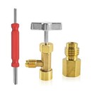 R134a Can Tap  Self-sealing   Puncture Vehicle Refrigerant Dispenser  Valve 