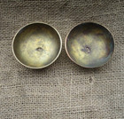 Antique Western Electric Telephone  Brass Bells 3 Inch