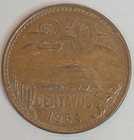 1964 20 Centavos   Kennedy Half Dollar Magician Magic Coin Double Sided Rare