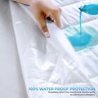 Quilted Mattress Pad Waterproof Mattress Topper Deep Fitted Protector Bed Cover