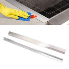 2pcs Kitchen Stove Counter Gap Cover Easy Cleaning Stainless Steel Gap Cover