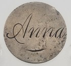 1887 Seated Liberty Dime Silver Love Token    anna 