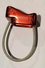 Petzl Verso Red Belay Device Adaptive 1 Or 2 Rope Descender Rock Climbing Rescue