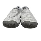 Keen Womens Slip-on Slippers 39 5 Us 9 Gray Fleece Lining Comfort Indoor Shoes