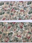2 New Vintage Crown Crafts Golden Arbor Valances Curtain Set 15x86 Grapes
