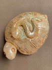 Wonderful Chinese Old Natural Crystal Hand Made  snake On Turtle  Statue