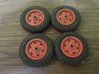 Vintage Wyandotte Truck Set Of 4 Tires For Parts