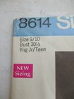 Simplicity Vtg Pattern 8614 Juniors Jumper Dress Blouse Sz 9 10 Cut Sz 1969
