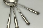 Set Of 4 Antique 925 Sterling Silver Cream Or Boullion Spoons 63 7g  ant2926 