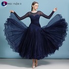 2025 New Ballroom Competition Dance Dress Modern Waltz Standard Dress Sz