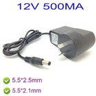 Au Ac 100-240v  Adapter Dc 12v 500ma 0 5a Power Supply  Charger 5 5 X 2 5mm  bx