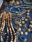 Antique Vintage Junk Drawer Jewelry Estate Sale Find Lot X-87