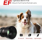 Canon Ef 85mm F 1 8 Portrait Lens Manual Focus Ef ef-s Mount For Eos Dslr Camera