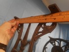 Antique Willcox   Gibbs Sewing Machine Cast Iron Treadle Base