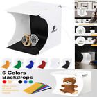 Led Light Room Photo Studio Photography Lighting Tent Kit Backdrop Cube Mini Box