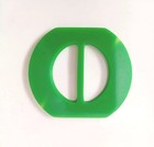 Vintage Green Carved Bakelite Buckle  Art Deco  Lg   Beautiful 1930s Piece 