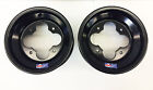 Dwt Black A5 Rolled Lip Atv Front Wheel Pair 10  10x5 3 2 4 144 450r 400ex 250r