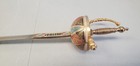 Vintage Toledo Festal Spanish Ornate Sword Letter Opener Silver Gold Tone