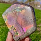 430g Natural Gorgeous Rainbow Labradorite Quartz Crystal Stone Specimen Healing