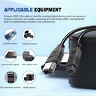 9 Pin To 6 Pin High Speed Firewire Cable Ilink Dv Cable Firewire 800 To    