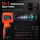 Infrared Thermometer Temperature Gun -58  f To 1796    16 1 Non Contact