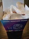 Mini Karaoke Machine  Portable Bluetooth Karaoke Speaker 2 Wireless Microphones