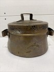 Antique Hammered Copper Pot kettle cauldron Middle Eastern Vintage