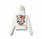 Ed Hardy Womens Cropped Zip Up Hoodie