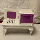 Vintage Toy Stove  Enamel Child s Electric 1930 s Metal Cord Not Included Rare