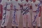 Joe Dimaggio - Autographed Signed Photograph With Co-signers