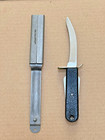 British Raf Pilot Survival Knife Without Marking With Metal Sheath And Pouch