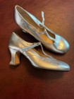 Laduca 3  Heel  Hard Sole Character Shoe  Silver  8w Man  10w Woman Size