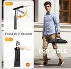 Music Stand With Carry Bag Black