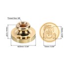 Alphabet G Wax Seal Stamp Initial Letter Sealing Wax Stamp Retro Brass Head