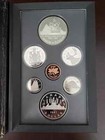 1987 Royal Canadian Mint 7 Pc Double Silver Dollar Proof Coin Set
