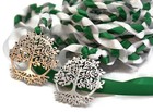 Emerald Beltane Tree Of Life Wedding 9ft Handfasting Cord  wedding  handfasting