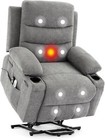 Power Lift Recliner Chair W heat   Massage  Oversized Electric Recliner Sofa