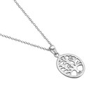 925 Sterling Silver Womens Tree Of Life Necklace Pendant