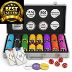 Heitok 500 Piece Poker Chip 500 Chips With Numbers  500 Numbers 
