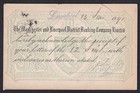 Great Britain Qv 1 2d Postal Card Used Liverpool Exchange Dc